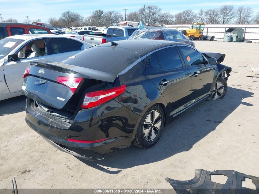 2013 KIA OPTIMA HYBRID LX - KNAGM4AD1D5043540