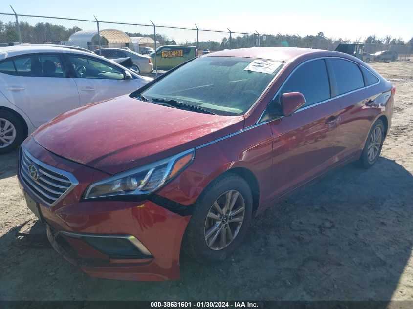 2016 HYUNDAI SONATA SE - 5NPE24AF3GH419614