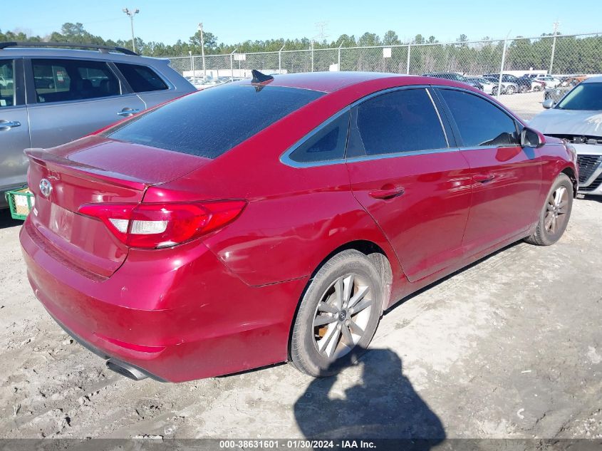 2016 HYUNDAI SONATA SE - 5NPE24AF3GH419614