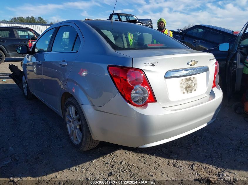 2013 CHEVROLET SONIC LT AUTO - 1G1JC5SHXD4138776