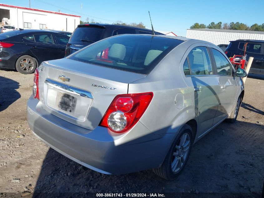 2013 CHEVROLET SONIC LT AUTO - 1G1JC5SHXD4138776