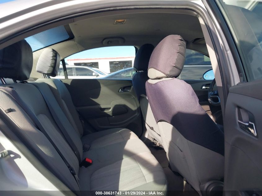 2013 CHEVROLET SONIC LT AUTO - 1G1JC5SHXD4138776