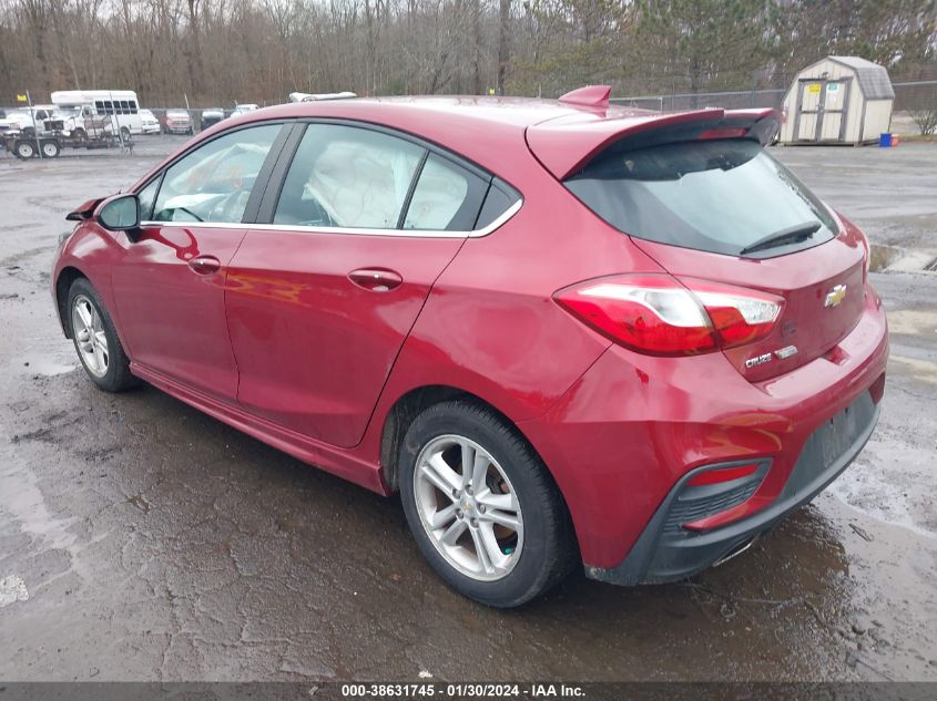 2017 CHEVROLET CRUZE LT AUTO - 3G1BE6SM2HS571533