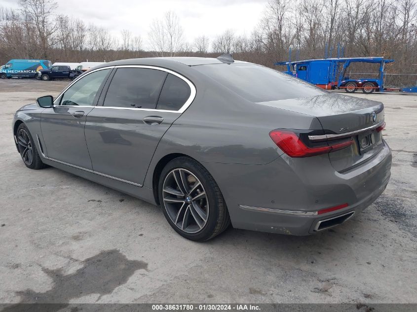 2020 BMW 750 XI WBA7U2C09LGM29897