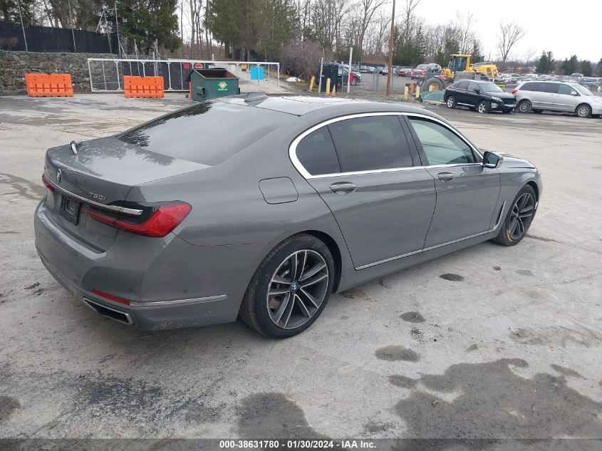 2020 BMW 750 XI WBA7U2C09LGM29897