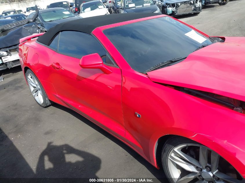 2017 CHEVROLET CAMARO LT - 1G1FD3DSXH0115172