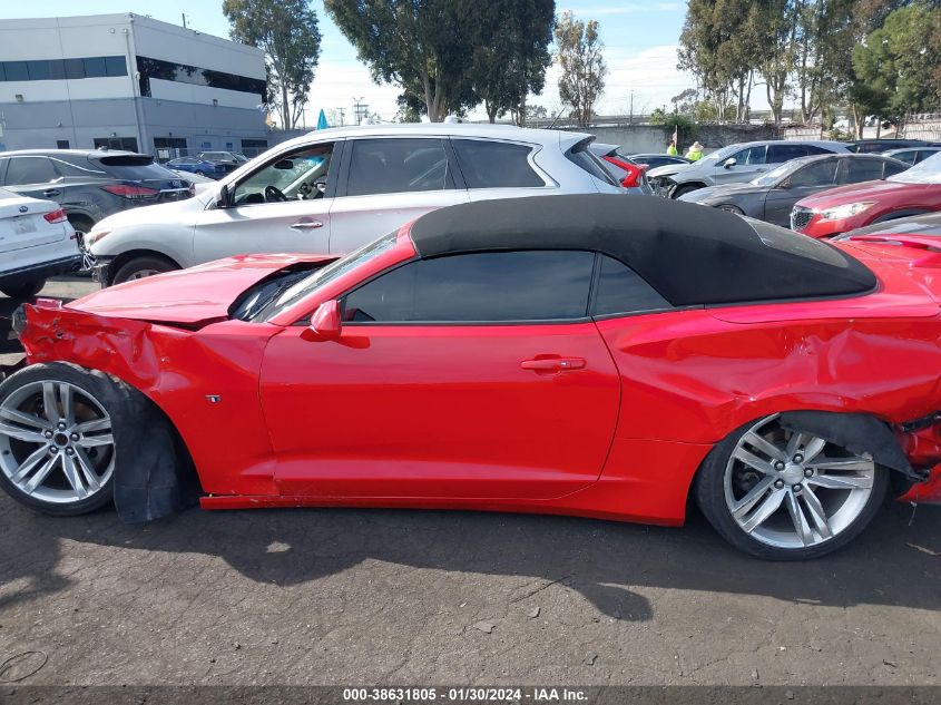 2017 CHEVROLET CAMARO LT - 1G1FD3DSXH0115172