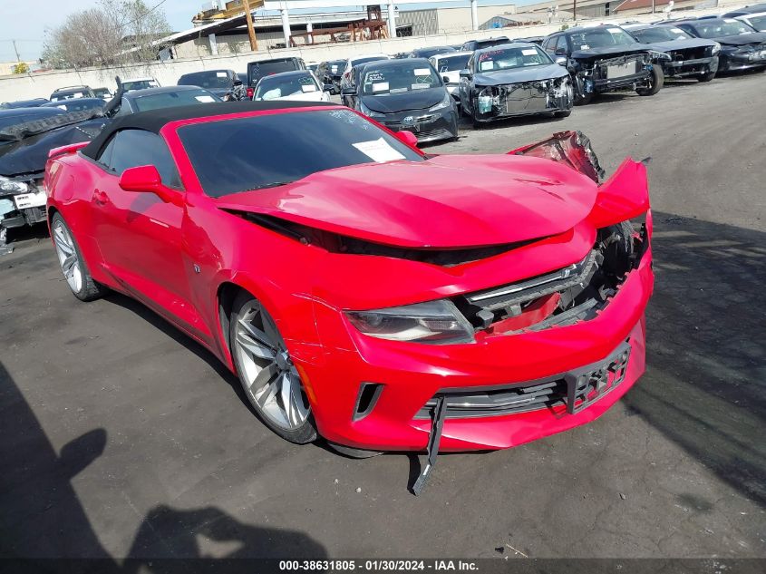 2017 CHEVROLET CAMARO LT - 1G1FD3DSXH0115172