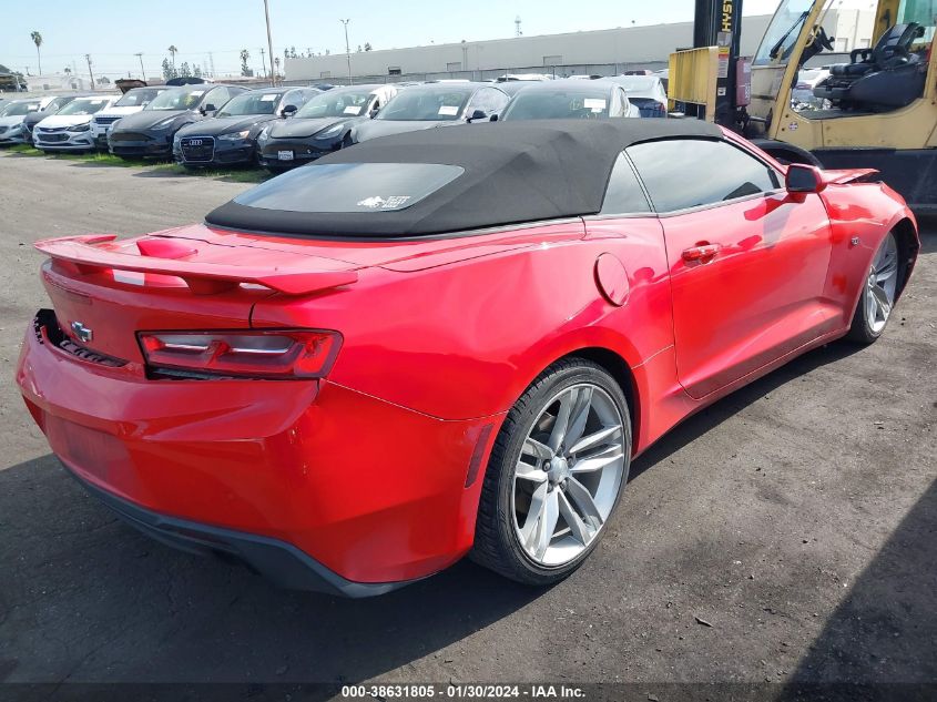 2017 CHEVROLET CAMARO LT - 1G1FD3DSXH0115172