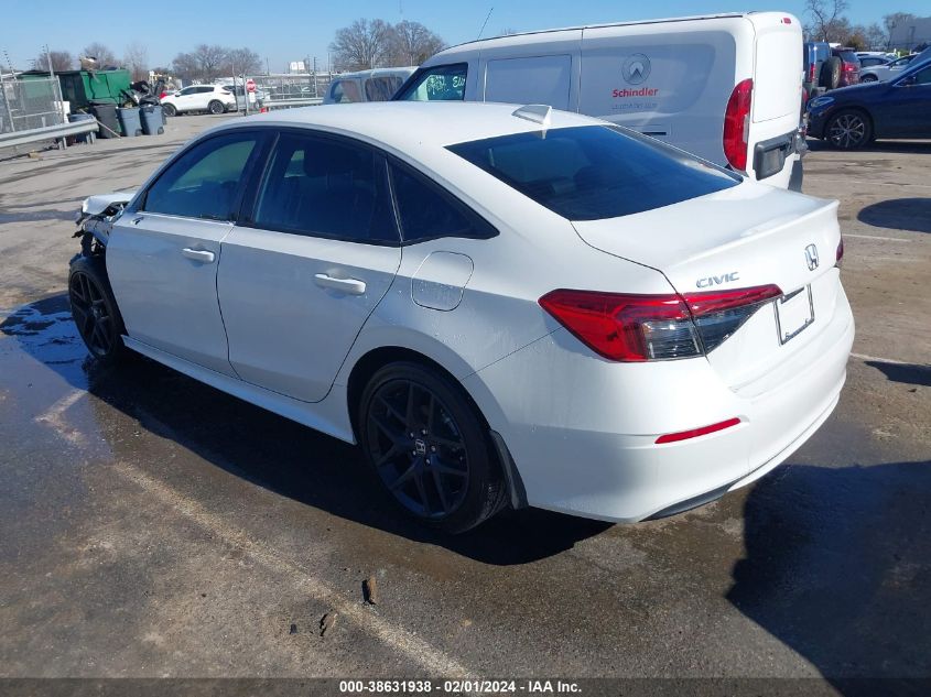 2022 HONDA CIVIC SPORT - 2HGFE2F58NH596652