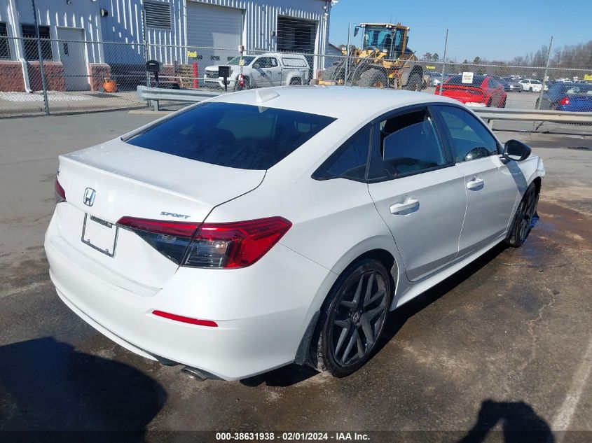 2022 HONDA CIVIC SPORT - 2HGFE2F58NH596652