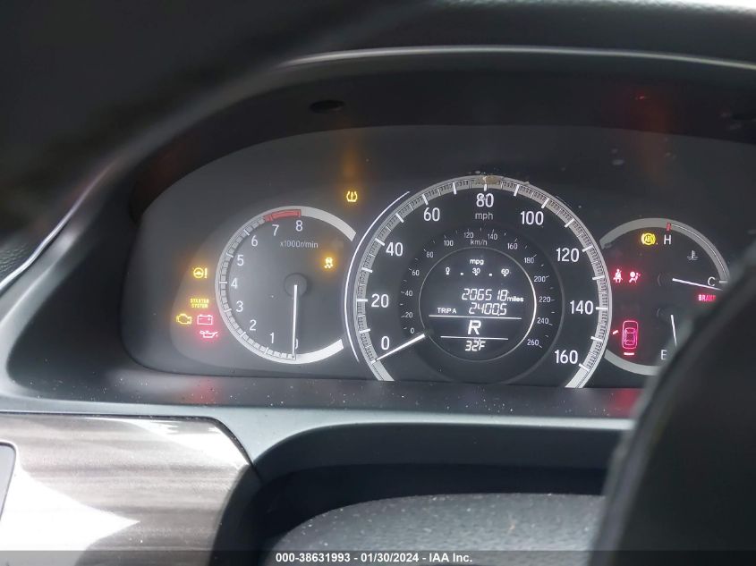 2016 HONDA ACCORD EXL - 1HGCR2F80GA023733