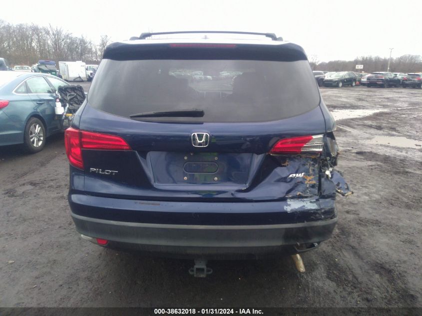 2016 HONDA PILOT EX-L - 5FNYF6H64GB043457