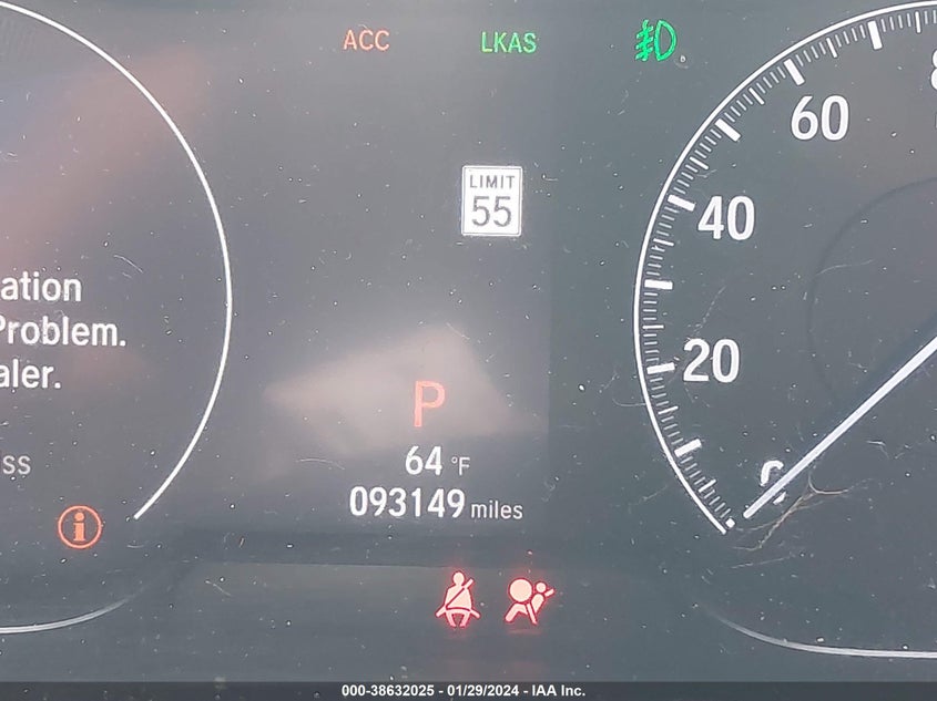 VIN 1HGCV2F30LA029669 2020 HONDA ACCORD SPORT 2.0T