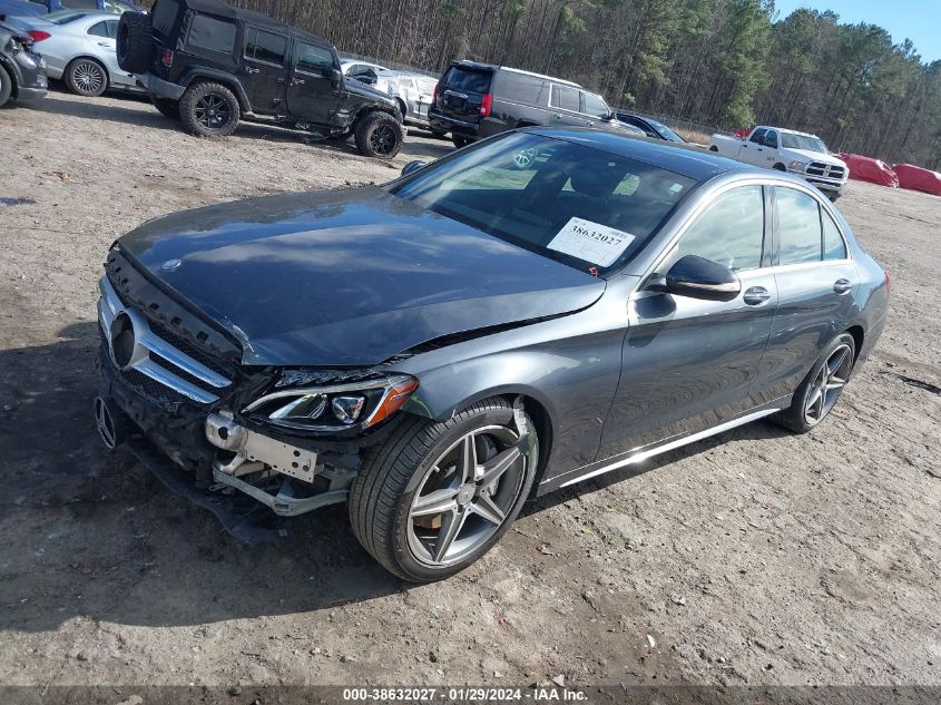 2015 MERCEDES-BENZ C 300 LUXURY/SPORT - 55SWF4JB4FU063207