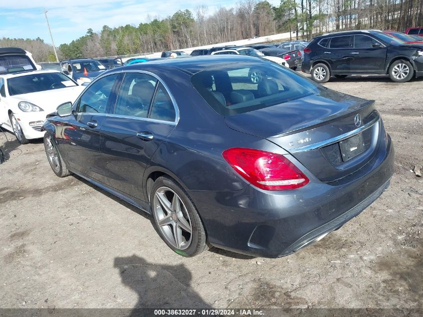 2015 MERCEDES-BENZ C 300 LUXURY/SPORT - 55SWF4JB4FU063207