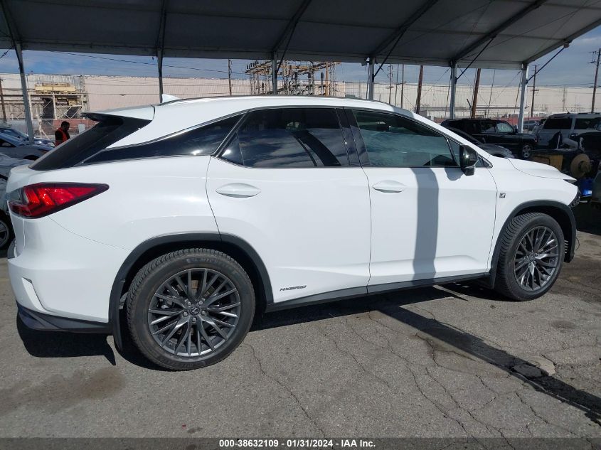 2018 LEXUS RX 450H 450H/BASE/F SPORT - 2T2BGMCA9JC020606