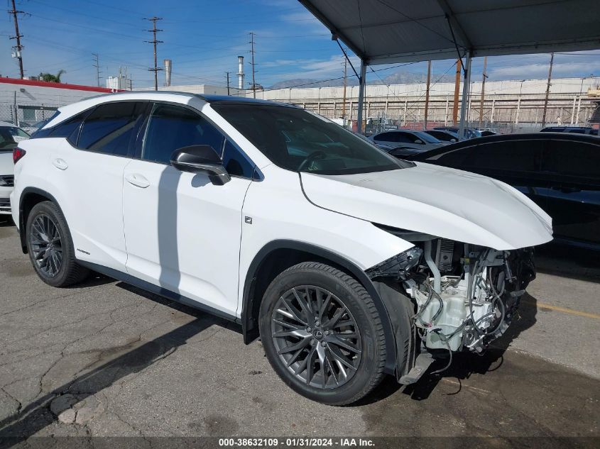 2018 LEXUS RX 450H 450H/BASE/F SPORT - 2T2BGMCA9JC020606