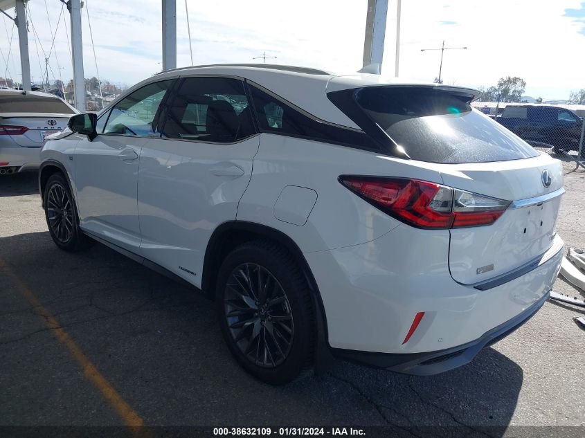 2018 LEXUS RX 450H 450H/BASE/F SPORT - 2T2BGMCA9JC020606