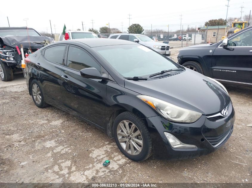 2014 HYUNDAI ELANTRA SE (ULSAN PLANT) - KMHDH4AE5EU181216