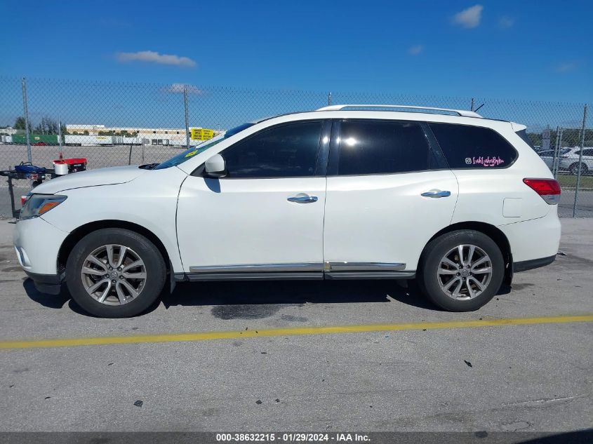 2014 NISSAN PATHFINDER SL - 5N1AR2MM1EC712201