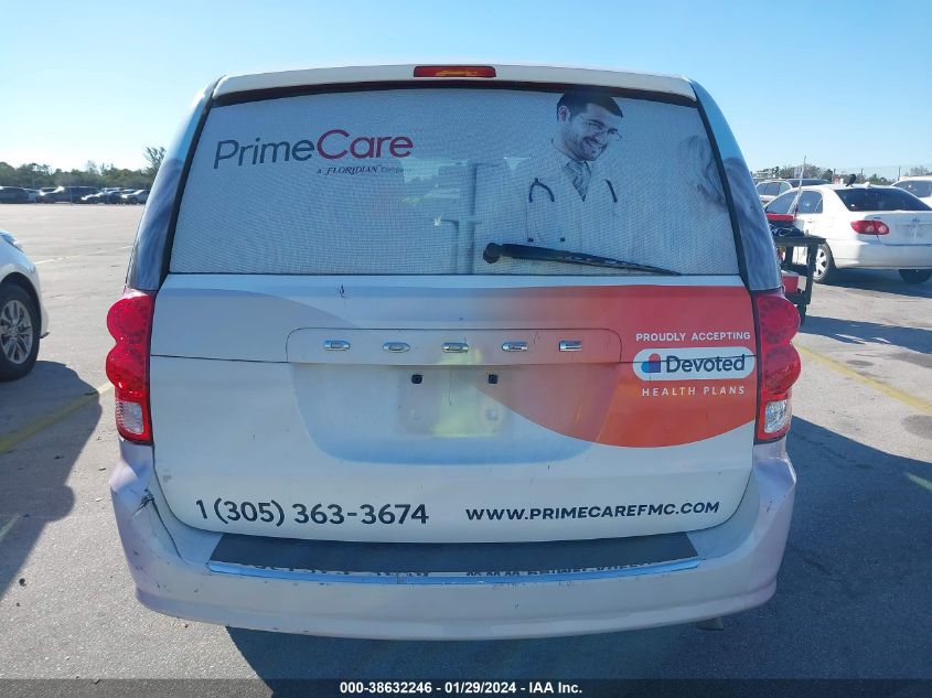 2014 DODGE GRAND CARAVAN AVP/SE - 2C4RDGBG2ER274277