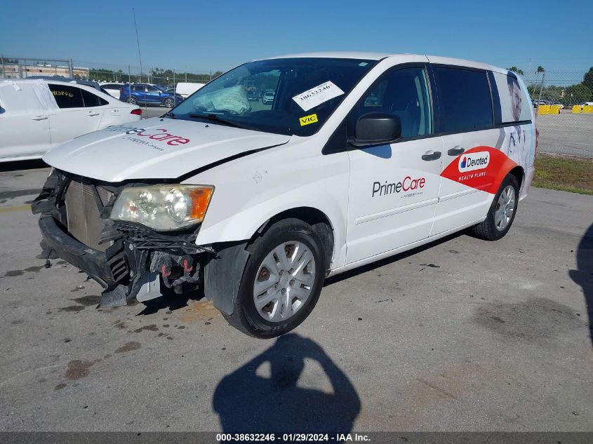 2014 DODGE GRAND CARAVAN AVP/SE - 2C4RDGBG2ER274277