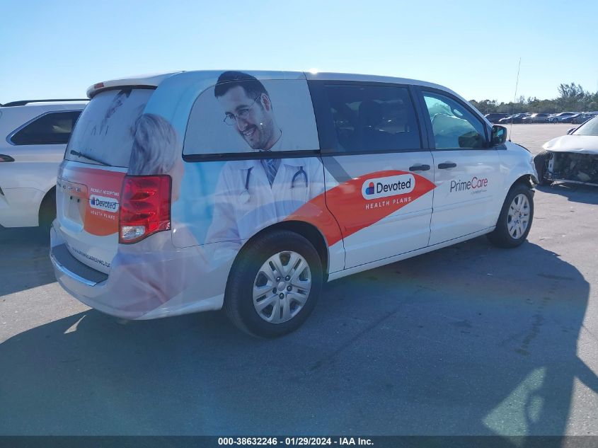 2014 DODGE GRAND CARAVAN AVP/SE - 2C4RDGBG2ER274277