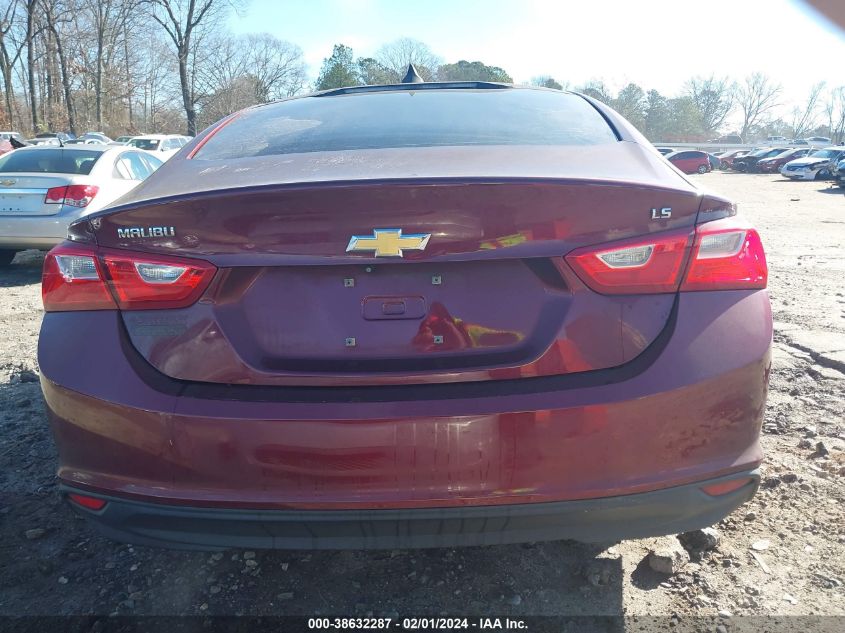2016 CHEVROLET MALIBU LS - 1G1ZB5ST5GF219669