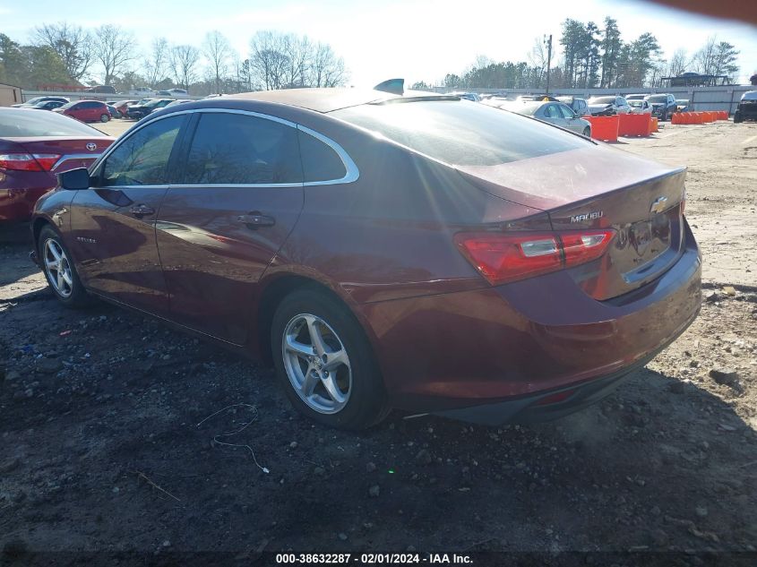 2016 CHEVROLET MALIBU LS - 1G1ZB5ST5GF219669
