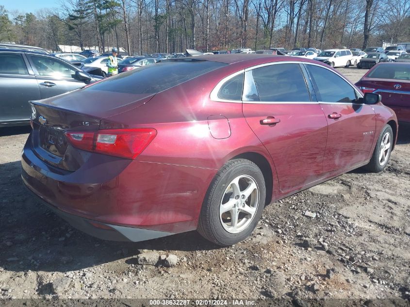 2016 CHEVROLET MALIBU LS - 1G1ZB5ST5GF219669