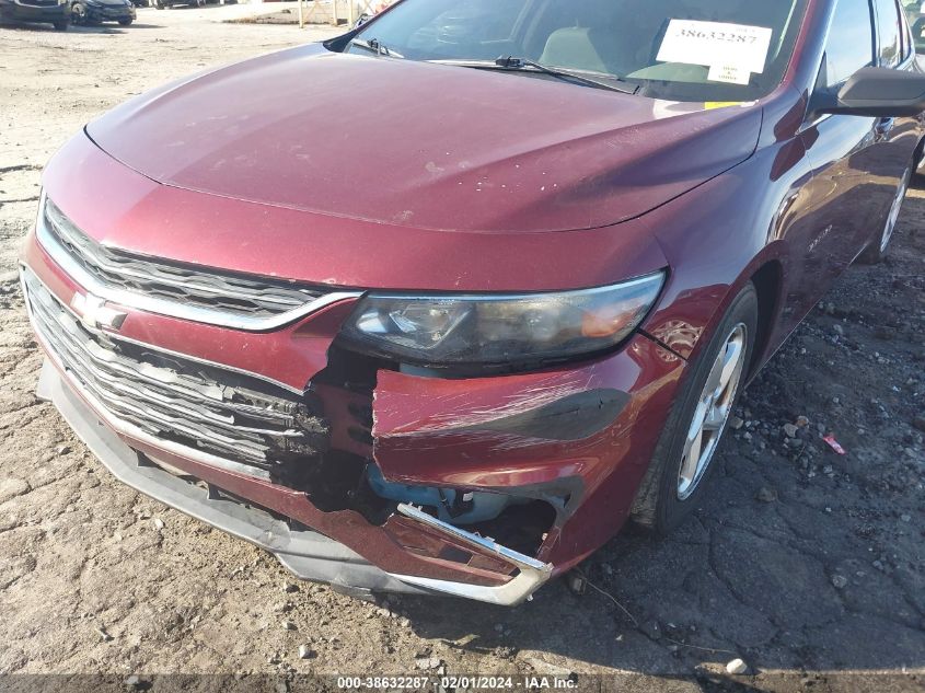 2016 CHEVROLET MALIBU LS - 1G1ZB5ST5GF219669