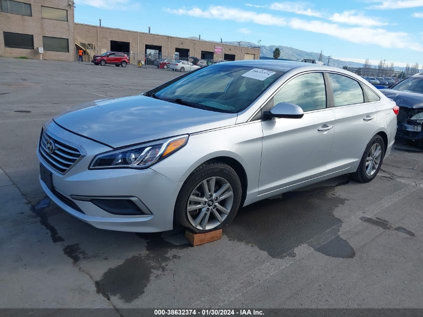 2017 HYUNDAI SONATA SE - 5NPE24AF7HH468364