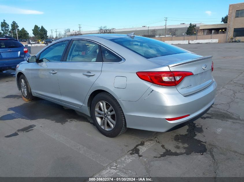 2017 HYUNDAI SONATA SE - 5NPE24AF7HH468364