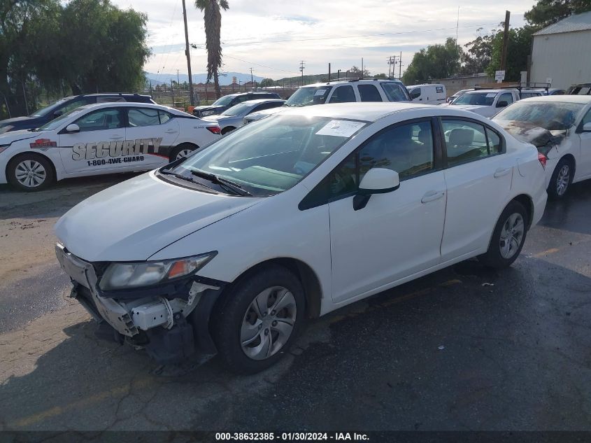 2013 HONDA CIVIC LX - 19XFB2F55DE291952