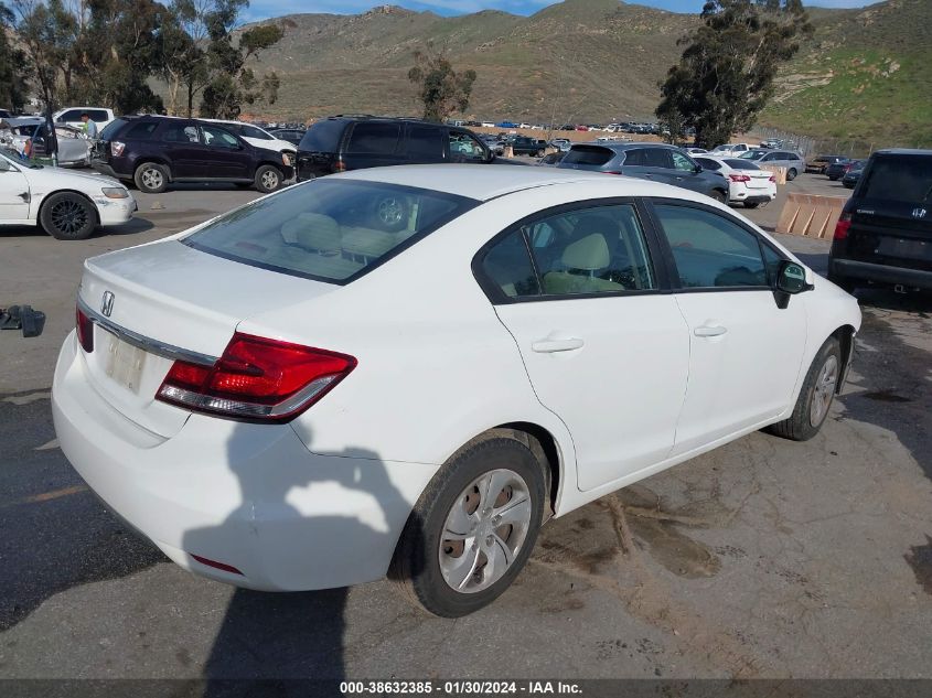 2013 HONDA CIVIC LX - 19XFB2F55DE291952