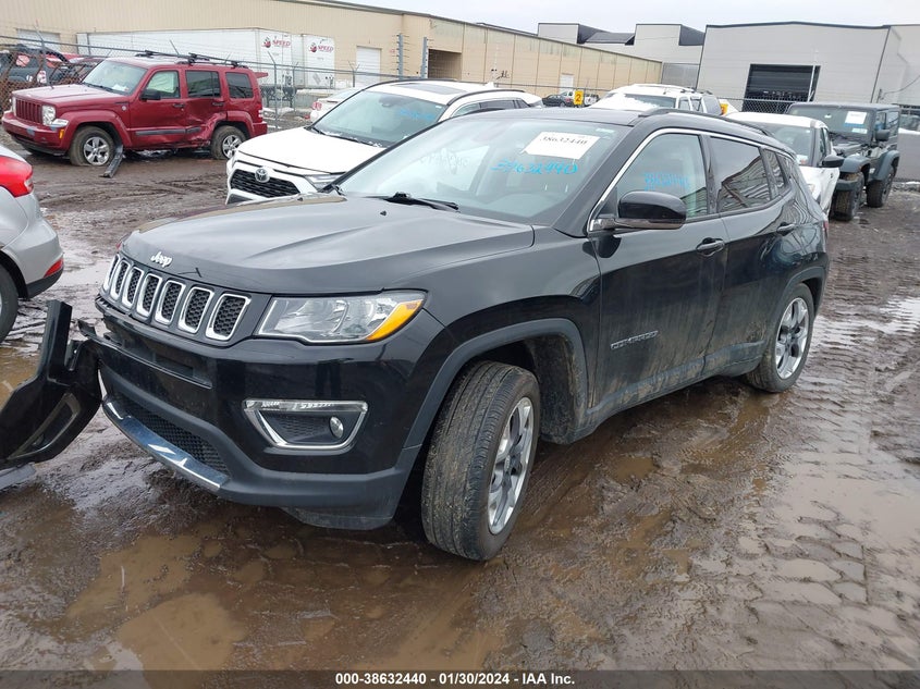 VIN 3C4NJDCB7LT256196 2020 JEEP COMPASS LIMITED 4X4