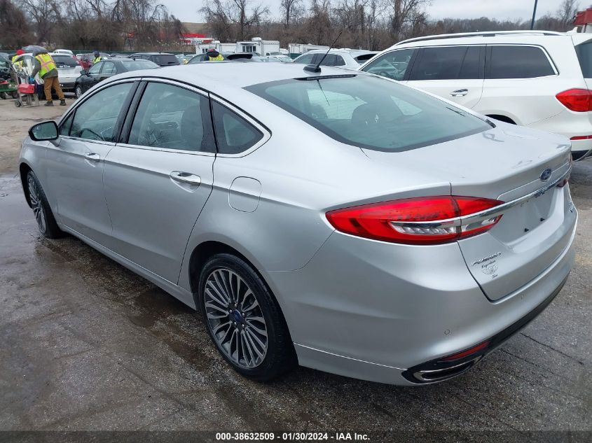 2017 FORD FUSION SE - 3FA6P0H93HR204429