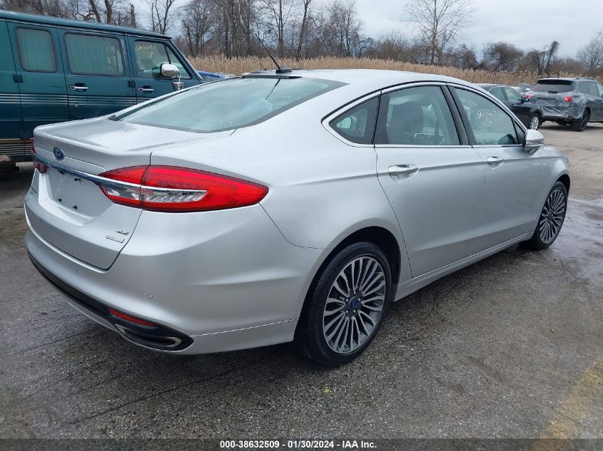 2017 FORD FUSION SE - 3FA6P0H93HR204429