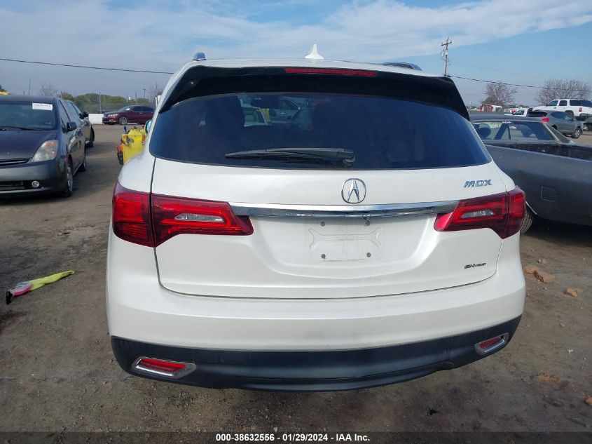 2014 ACURA MDX TECHNOLOGY PACKAGE - 5FRYD4H44EB027361