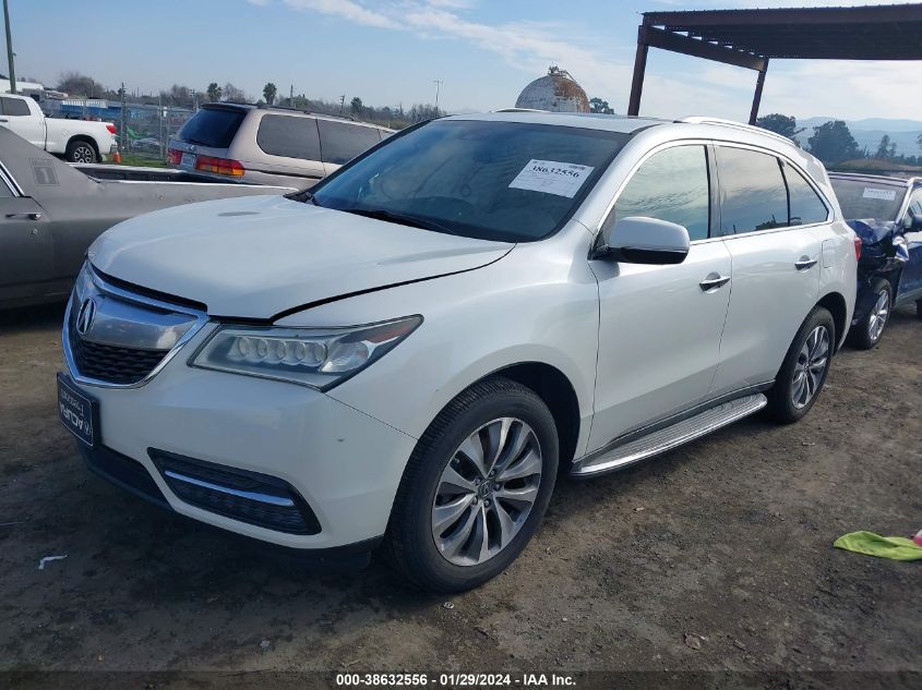 2014 ACURA MDX TECHNOLOGY PACKAGE - 5FRYD4H44EB027361