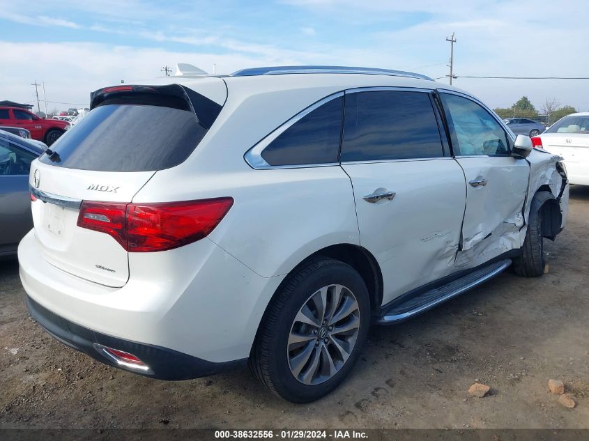 2014 ACURA MDX TECHNOLOGY PACKAGE - 5FRYD4H44EB027361