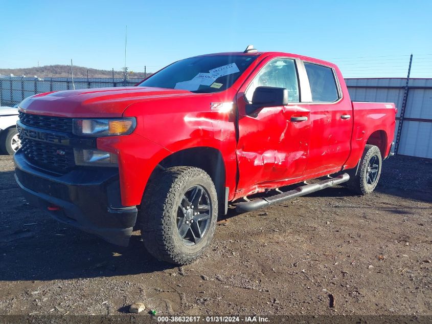 2020 CHEVROLET SILVERADO 1500 4WD  SHORT BED CUSTOM TRAIL BOSS - 1GCPYCEF6LZ179845
