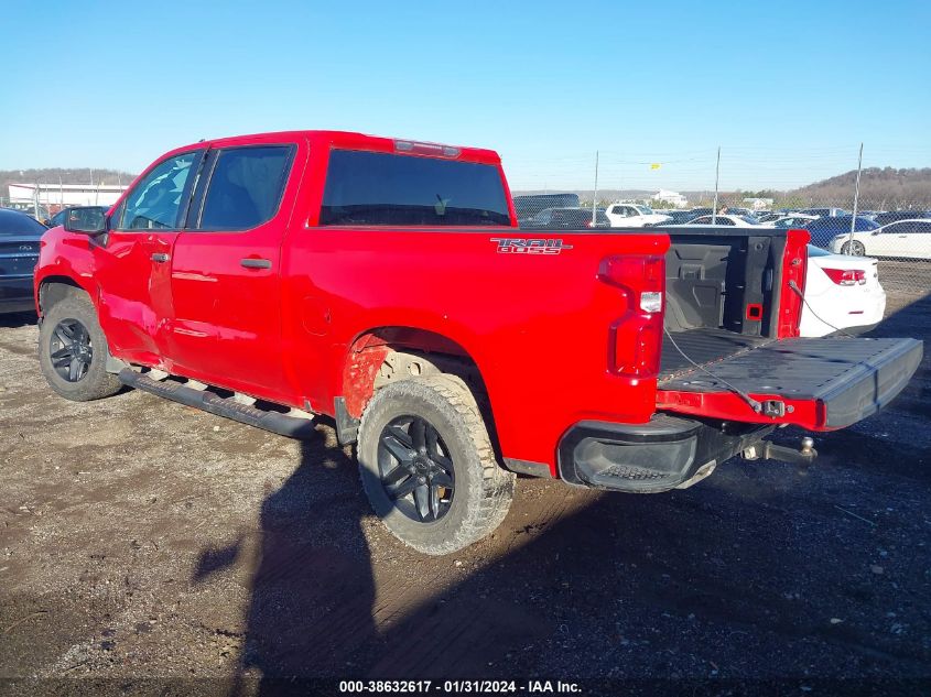 2020 CHEVROLET SILVERADO 1500 4WD  SHORT BED CUSTOM TRAIL BOSS - 1GCPYCEF6LZ179845
