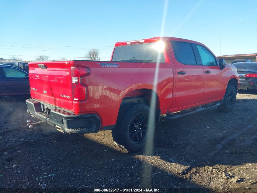 2020 CHEVROLET SILVERADO 1500 4WD  SHORT BED CUSTOM TRAIL BOSS - 1GCPYCEF6LZ179845