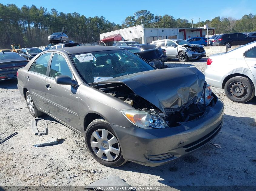 Lot #2524271849 2004 TOYOTA CAMRY LE salvage car