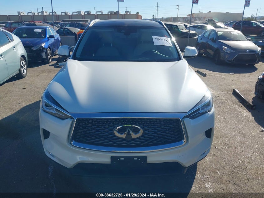 VIN 3PCAJ5BA6MF126634 2021 INFINITI QX50 LUXE
