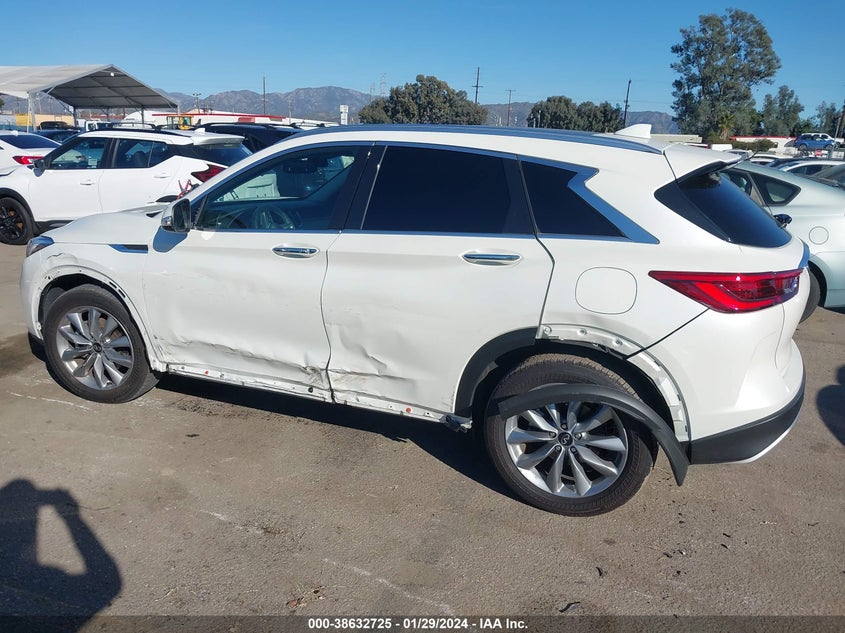 VIN 3PCAJ5BA6MF126634 2021 INFINITI QX50 LUXE