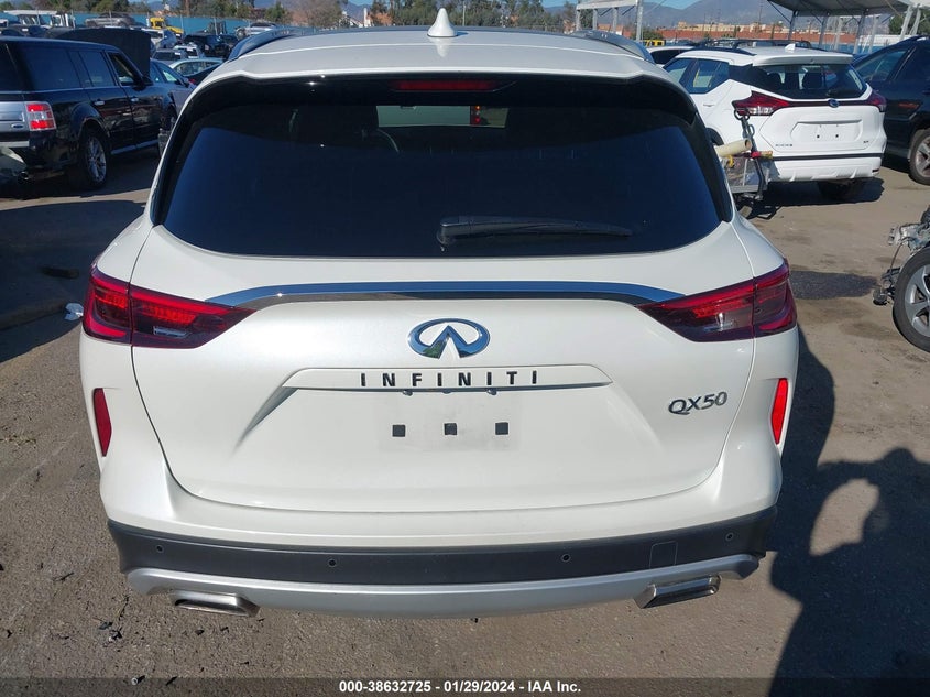 VIN 3PCAJ5BA6MF126634 2021 INFINITI QX50 LUXE