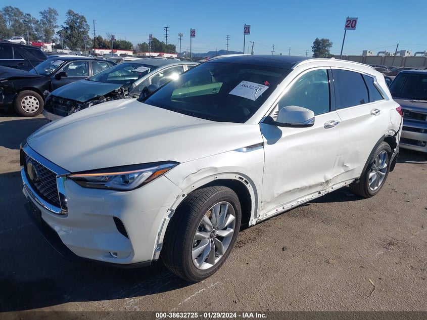 VIN 3PCAJ5BA6MF126634 2021 INFINITI QX50 LUXE